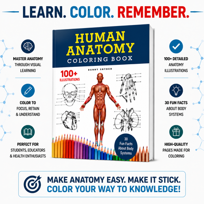 Human Anatomy Coloring Book